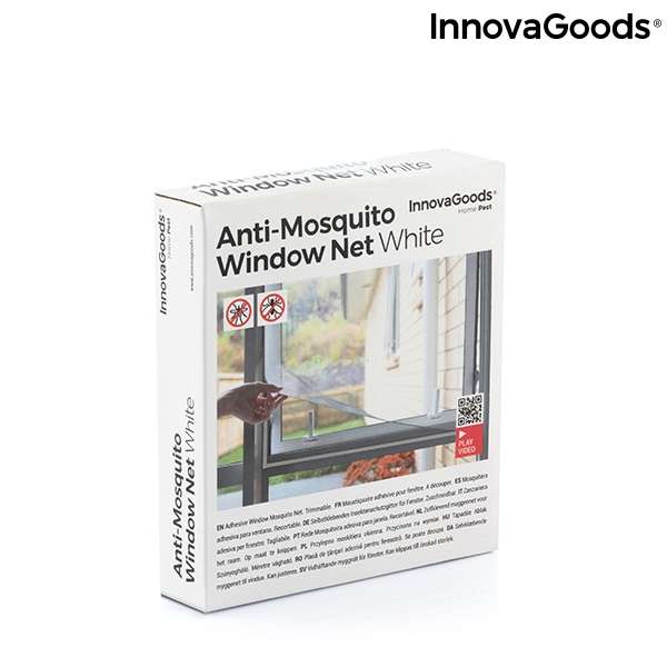 Rezljivi lepilni trak za okno proti komarjem White InnovaGoods