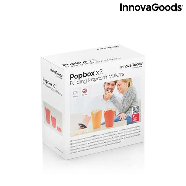 Zložljive silikonske makice za pokovko Popbox InnovaGoods