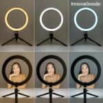 Selfie obroč z lučjo s stojalom in upravljalnikom Youaro InnovaGoods