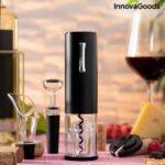 Električni akumulatorski odpirač z dodatki za vino Corklux InnovaGoods