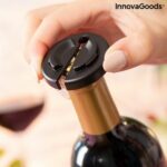 Električni akumulatorski odpirač z dodatki za vino Corklux InnovaGoods