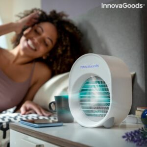 Mini ultrazvočni hladilec-vlažilec zraka z LED Koolizer InnovaGoods