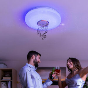 LED stropna svetilka z zvočnikom Lumavox InnovaGoods