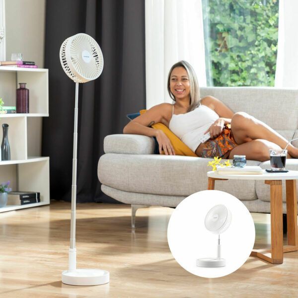 3 v 1 zložljiv ventilator za polnjenje Fandle InnovaGoods Ø7