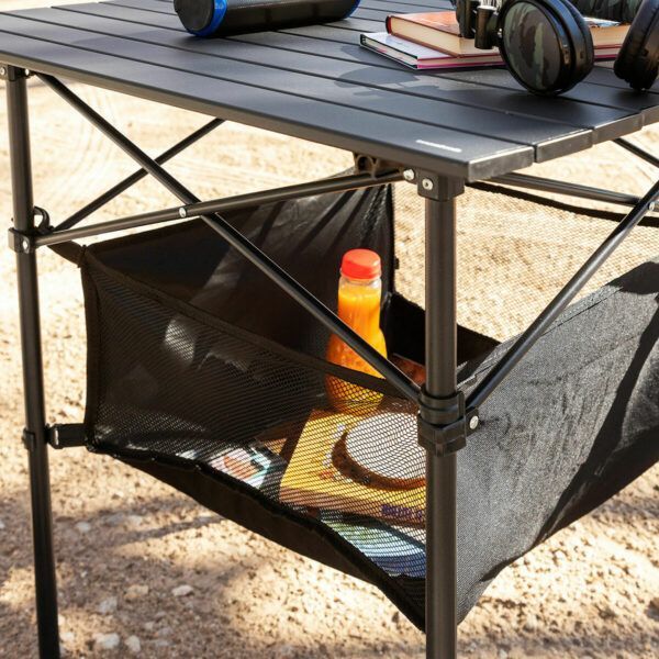 Zložljiva miza za kampiranje s košaro in torbo Folble InnovaGoods