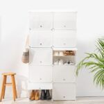 Prenosno modularno stojalo za čevlje InnovaGoods Bela