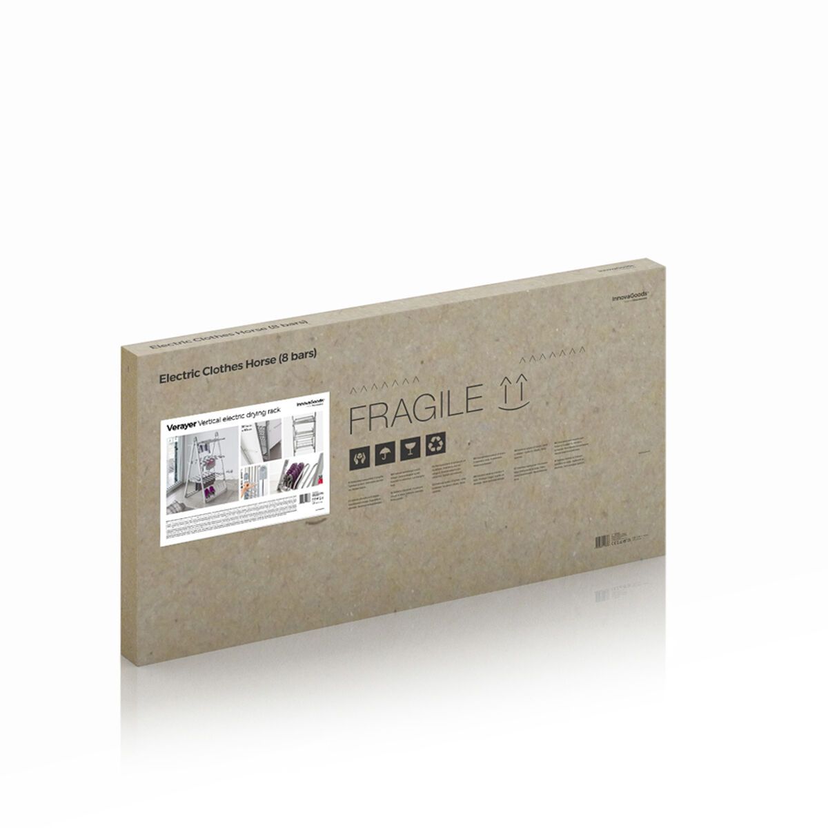 Sèche-linge électrique Pliable Verayer InnovaGoods - 30 Barres, Capacité 2,5 Kg Par Niveau, 300 W