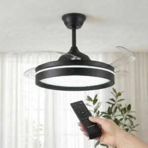 Stropni ventilator z LED osvetlitvijo